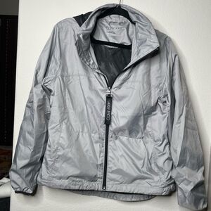 Calvin Klein Silver Windbreaker Jacket
